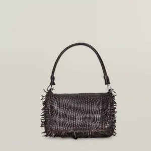 Anfora – Schultertasche mit gewebter Klappe