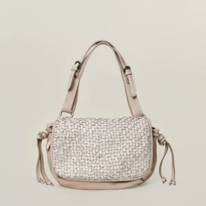 Celine – „Groove“ Schultertasche aus gewebtem Leder